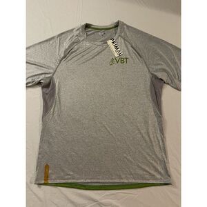 Primal Mens Shirt XL‎ Gray Activewear Double Sided VBT